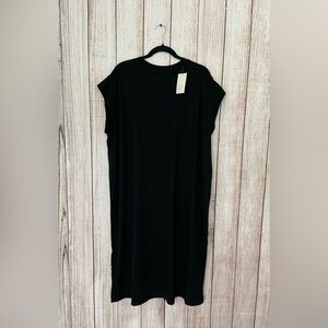 a new day Classic Black Midi Dress